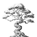 photo of a pixellated tree